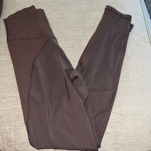 Aerie OFFLINE ribbed brown leggings